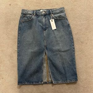 BNWT Denim pencil skirt